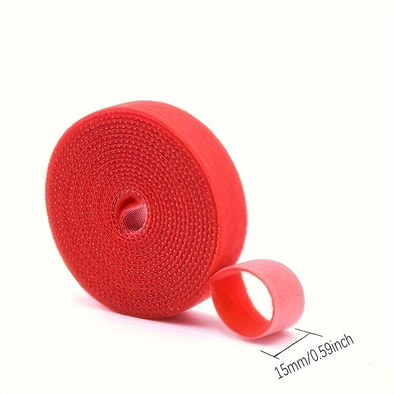 Hook And Loop Straps Reusable Double Sided Roll Organizer Fastening Tape
