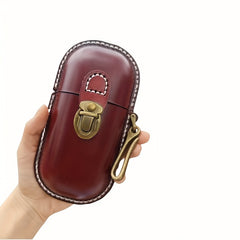 Vintage Style Leather Wallet & Glasses Case Organizer