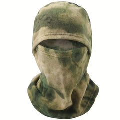 Outdoor Warm Cap With Fleece & Full Face Mask for Army Tactical Use