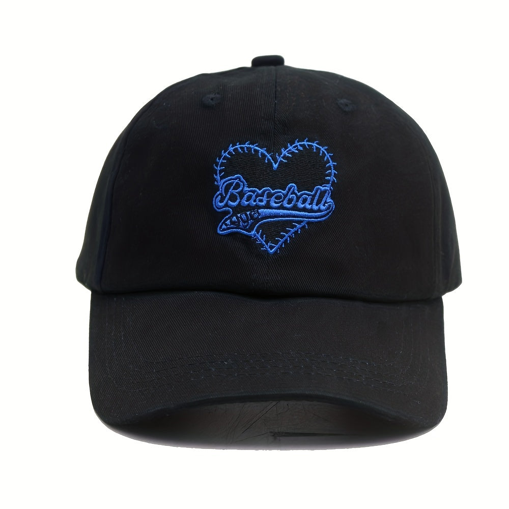 Embroidery Sunshade Baseball Cap Outdoor Peaked Cap