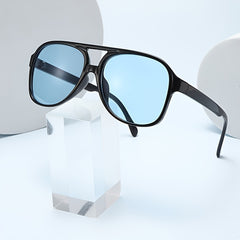 Men's Vintage Large Frame Aviator Sunglasses Halloween Party Accessory