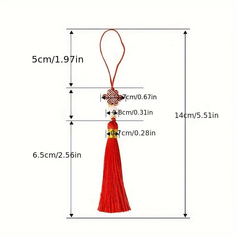 Chinese Knot Tassel Pendant Keychain Chinese Style Pendant Ornament