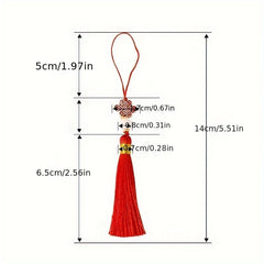 Chinese Knot Tassel Pendant Keychain Chinese Style Pendant Ornament