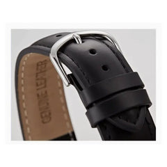 RC Talking Watch w/ Leather Strap Time/Date Luminous Hands Large Face Unisex