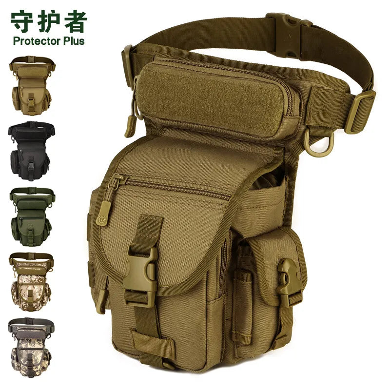 Camouflage Leg Bag Saddle Bags Shoulder Camera Bag