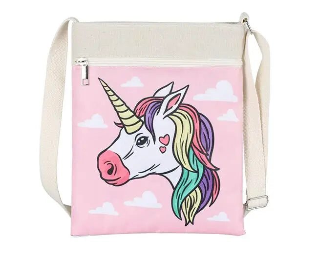 Unicorn Horse Mini Messenger Bag for Girls