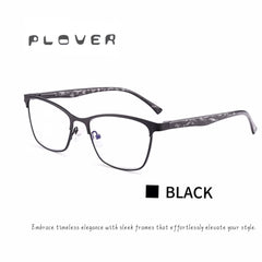 Metal Frame Anti Light Reading Glasses