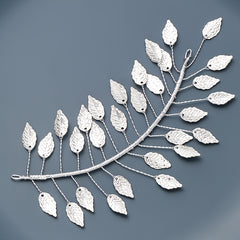 Golden Leaf Wedding Headband for Bridesmaid
