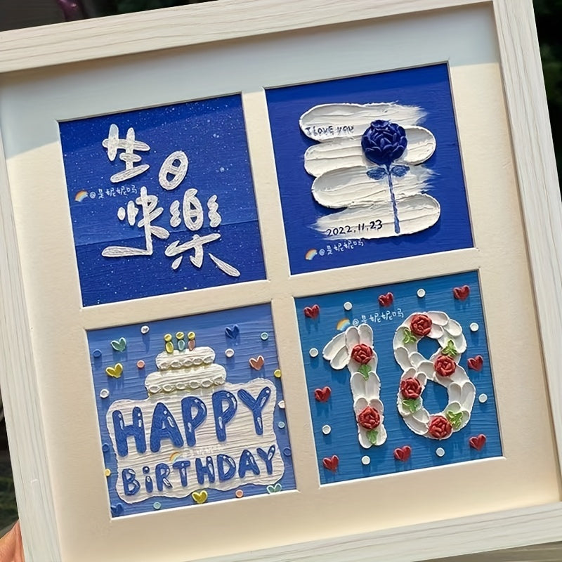 3D Painting Frame Set with 24 Oil Painting Sticks