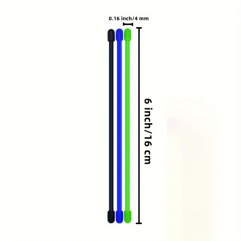 Rubber Twist Ties - Strong Grip - Indoor & Outdoor Use