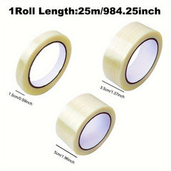 Striped Fiber Adhesive Tape Waterproof for Packaging and Floor