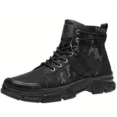 Men's Camo Tactical Boots High Top Lace Up Shoes