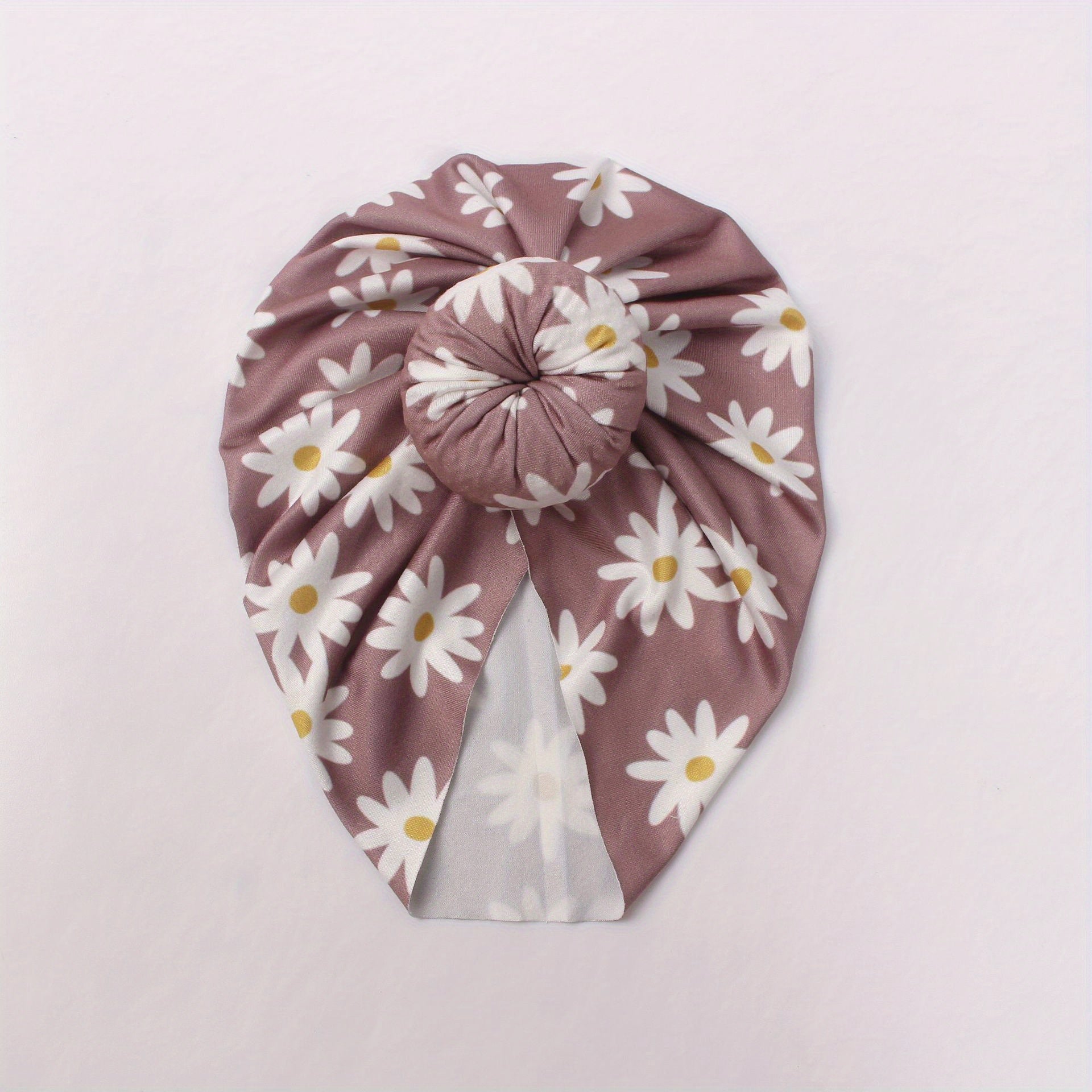 Donuts Baby Bandanas Hat With Flower Print