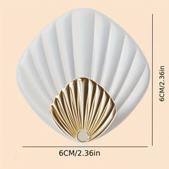 4pcs Seashell Wall Hooks Nautical Home Decor