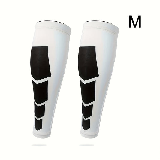 2pcs Football Running Calf Protector Non-slip Basketball Cycling Leg Protector