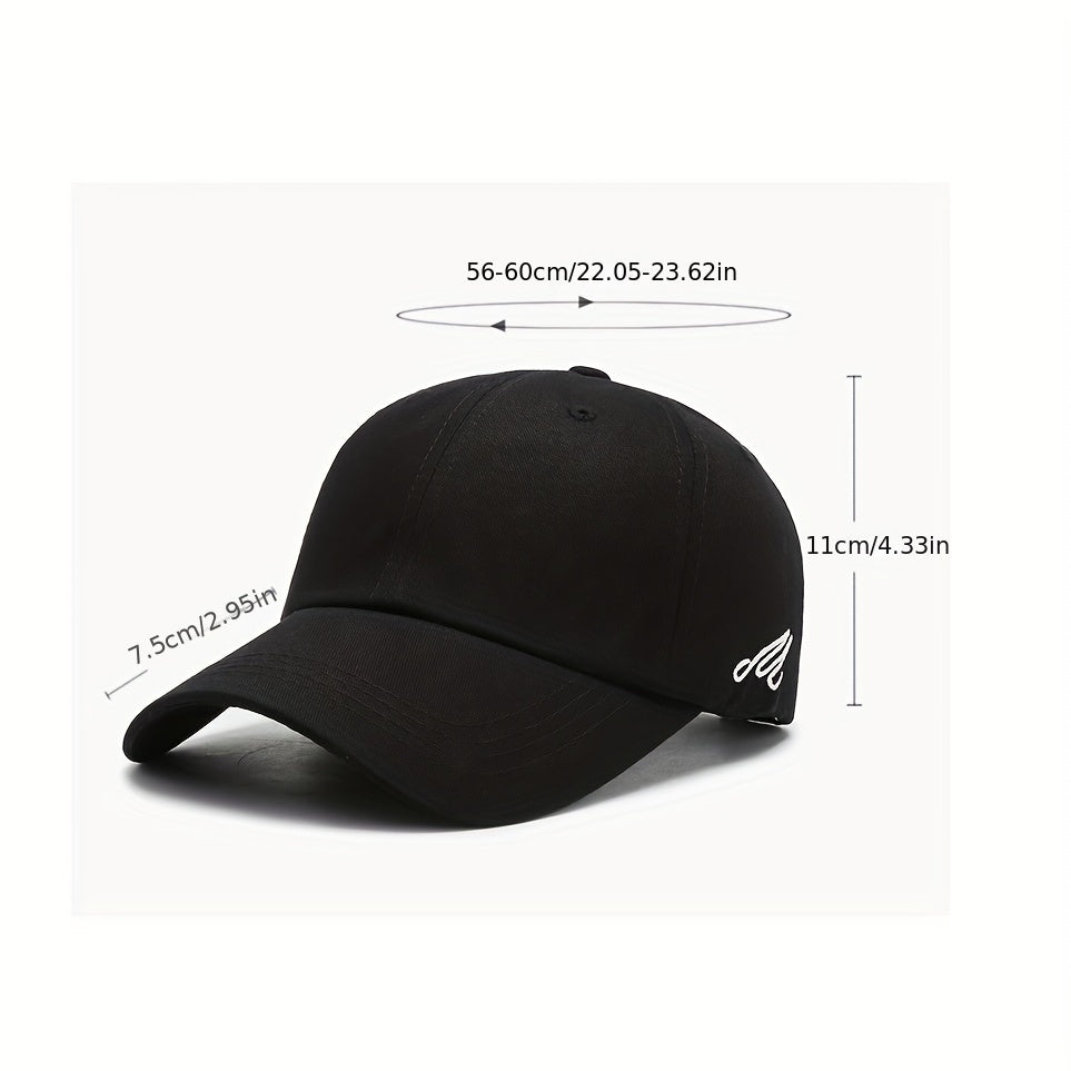 Men's Embroidered Sunshade Baseball Cap for Travel