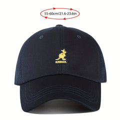 Kangaroo Embroidery Baseball Cap Adjustable Golf Sports Cap