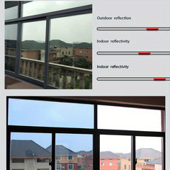 One-Way Privacy Window Film Sunshade Heat Insulation