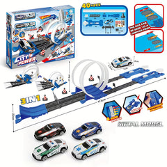 Wind & Fire Wheel Double Ejection Racing Track Car Toy