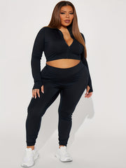 Long Sleeve Yoga Jacket High Stretch Fitness Crop Jacket Women's Activewear