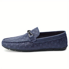 Men's Plaid Loafers Sneakers