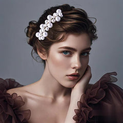 European American Bride Wedding Hair Comb Temperament Accessory
