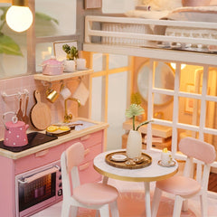 DIY Dollhouse 3D Puzzle Model with Furniture - Princess Bedroom Decor