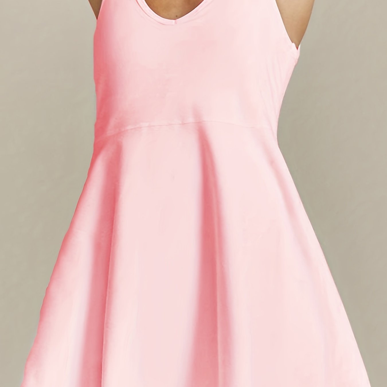 V Neck Tank Mini Tennis Dress & Shorts Set