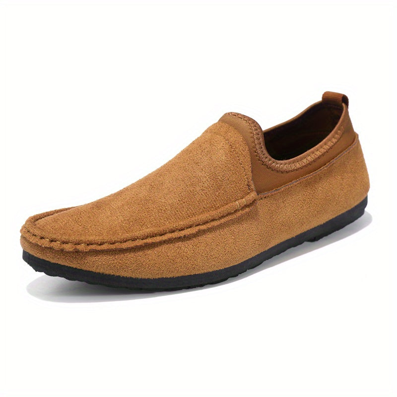 Men's Comfy Moc Toe Loafer Shoes Non-slip Slip On Driving Shoes Spring Summer