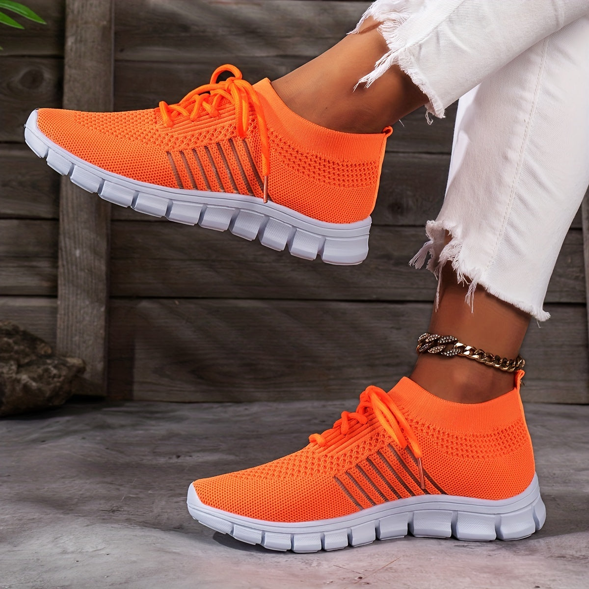 Women's Mesh Breathable Running Shoes Soft Lightweight Sport Sneakers