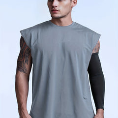 Men's Sleeveless Workout Tank Top Active Stretch Breathable Basketball Training