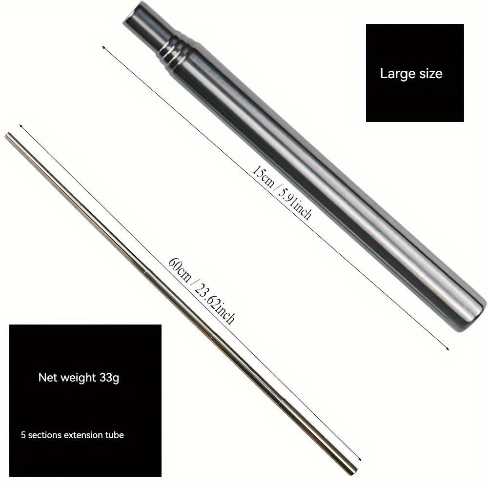 Stainless Steel Fire Blowing Tube for Camping