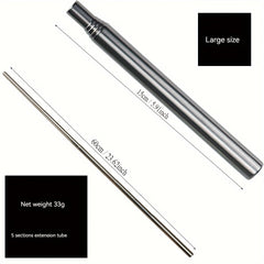 Stainless Steel Fire Blowing Tube for Camping