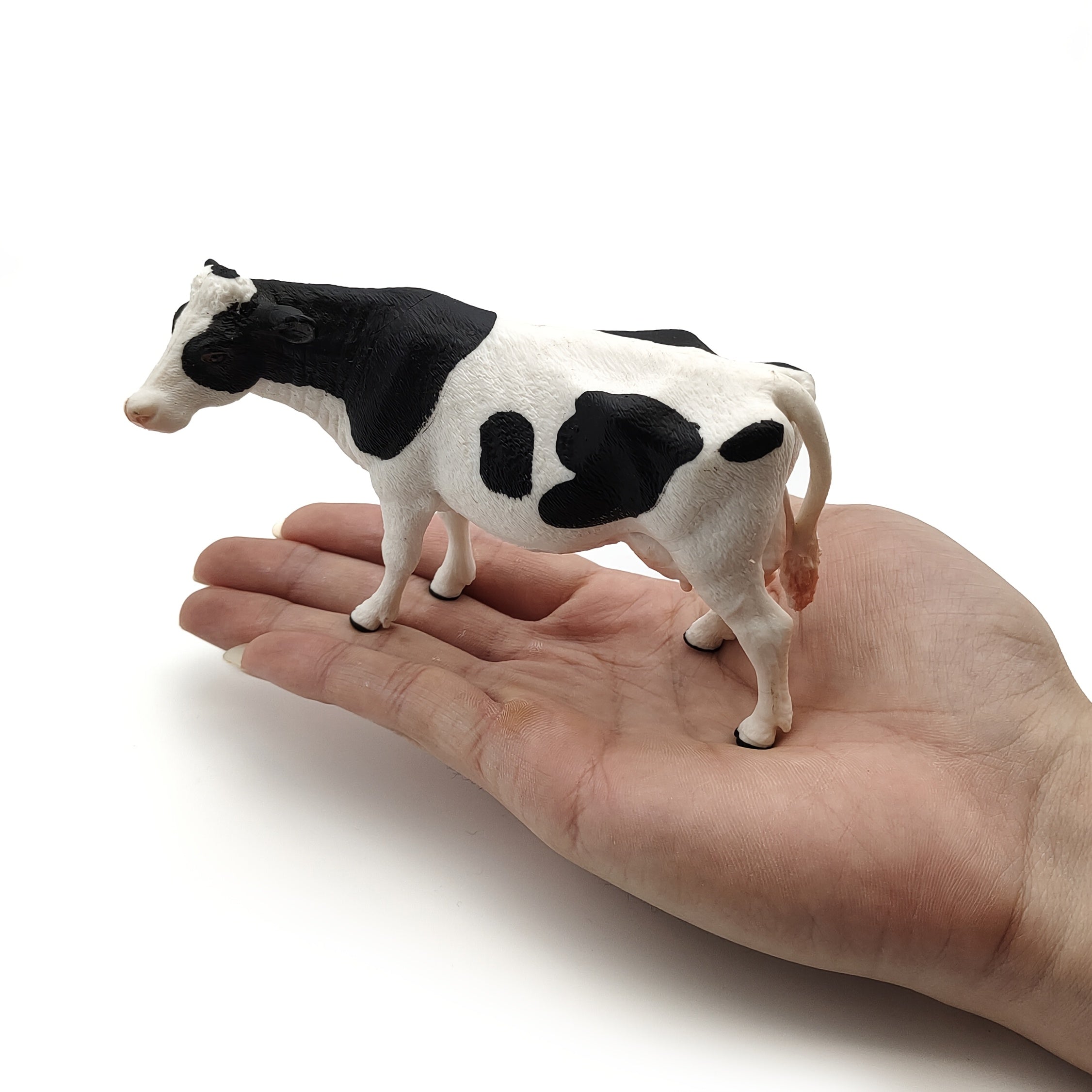 Farmer's Cow Wooden Farm Animal Model Room Decor