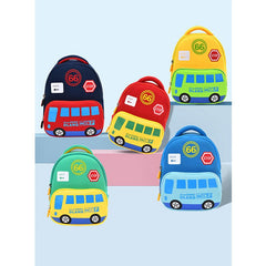 3D Cartoon Car Kids Backpack Anti-lost Schoolbag