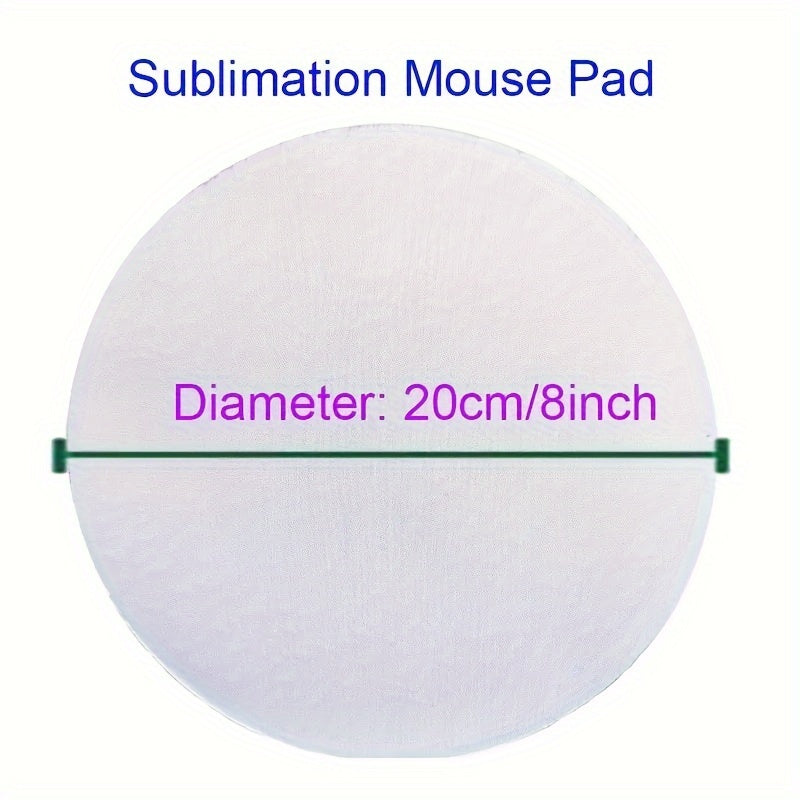 20 Round Sublimation Mouse Pad Blanks Neoprene DIY Printing