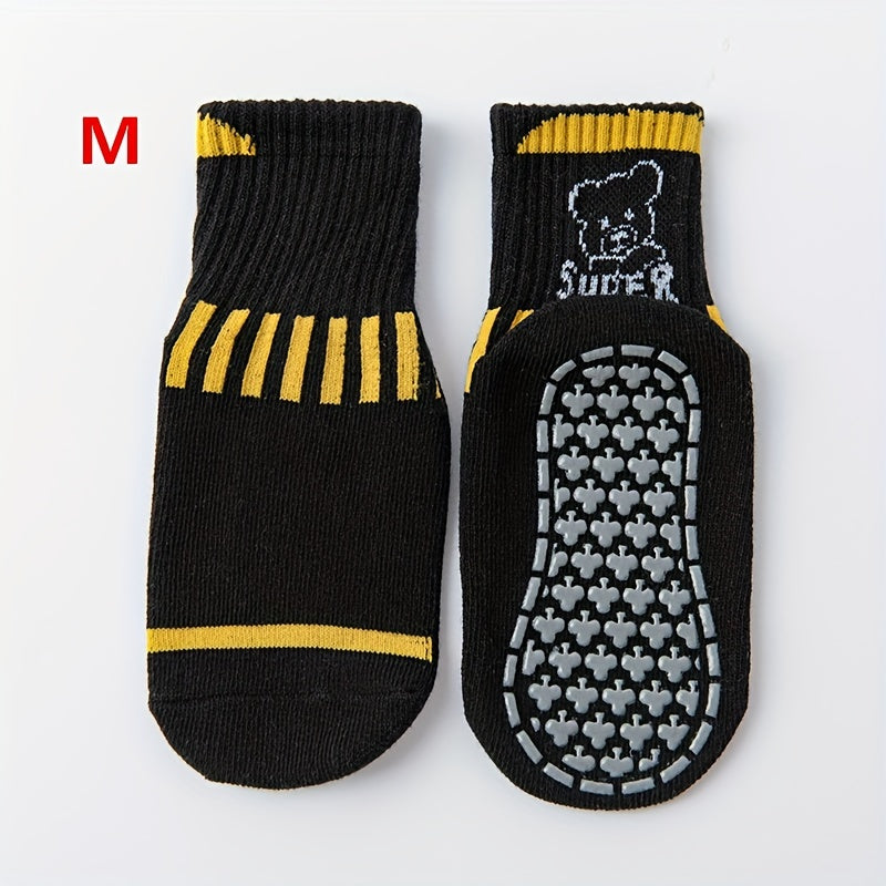 Baby Boy's Non-slip Sports Socks Soft Breathable