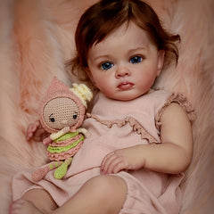 55 88 Cm Gel Body Simulative Reborn Doll Washable Hair Transplant