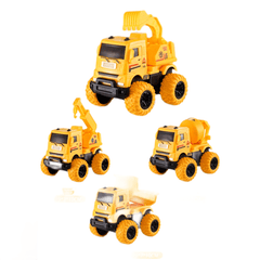 4WD Inertial Off-road Toy Car w/ Construction Machinery Design