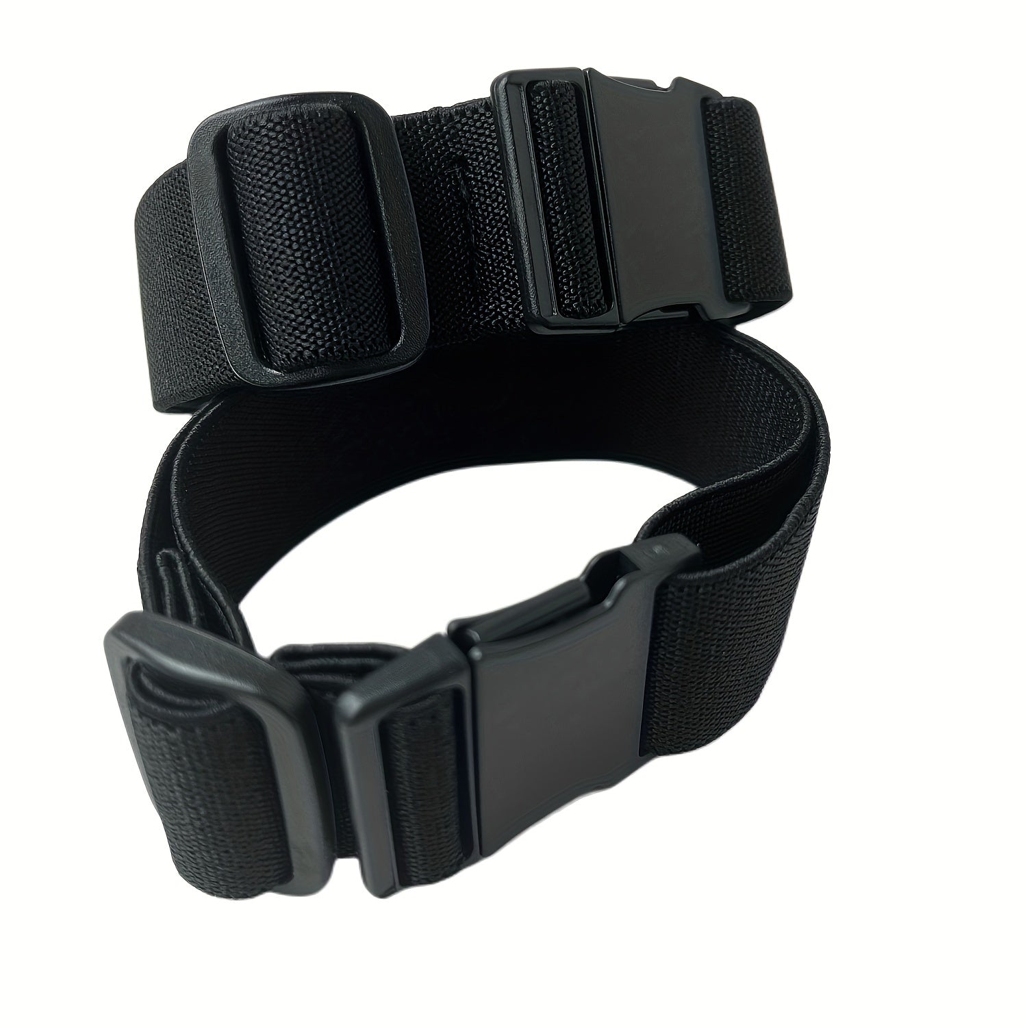 2 Pack Invisible Elastic Belts for Men - Casual Plastic Belt