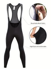Men's Cycling Bib Shorts 3D Padded Stretch Breathable Moisture Wicking