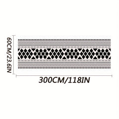 Nordic Minimalist Long Hallway Rug Kitchen Mat Absorbent Bath Mat