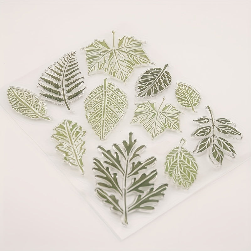 Leaf Pattern Stamps for DIY Scrapbooking Decoration