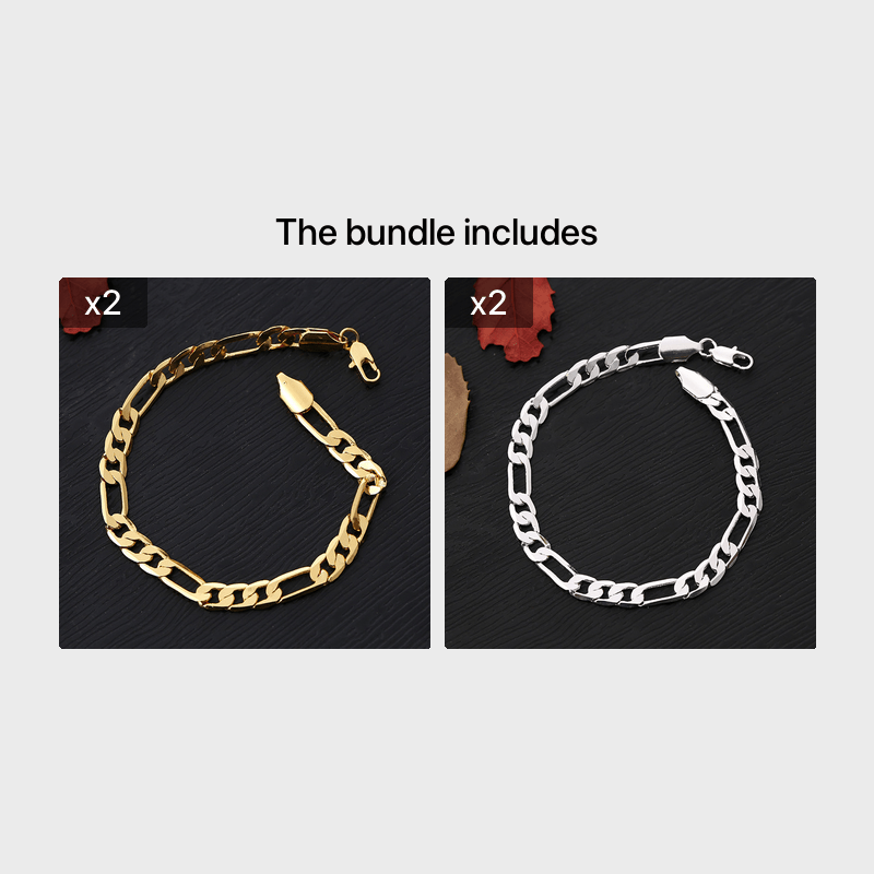 Men's Golden Link Bracelet