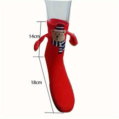 Funny Christmas Socks For Women Men Novelty Magnetic Socks