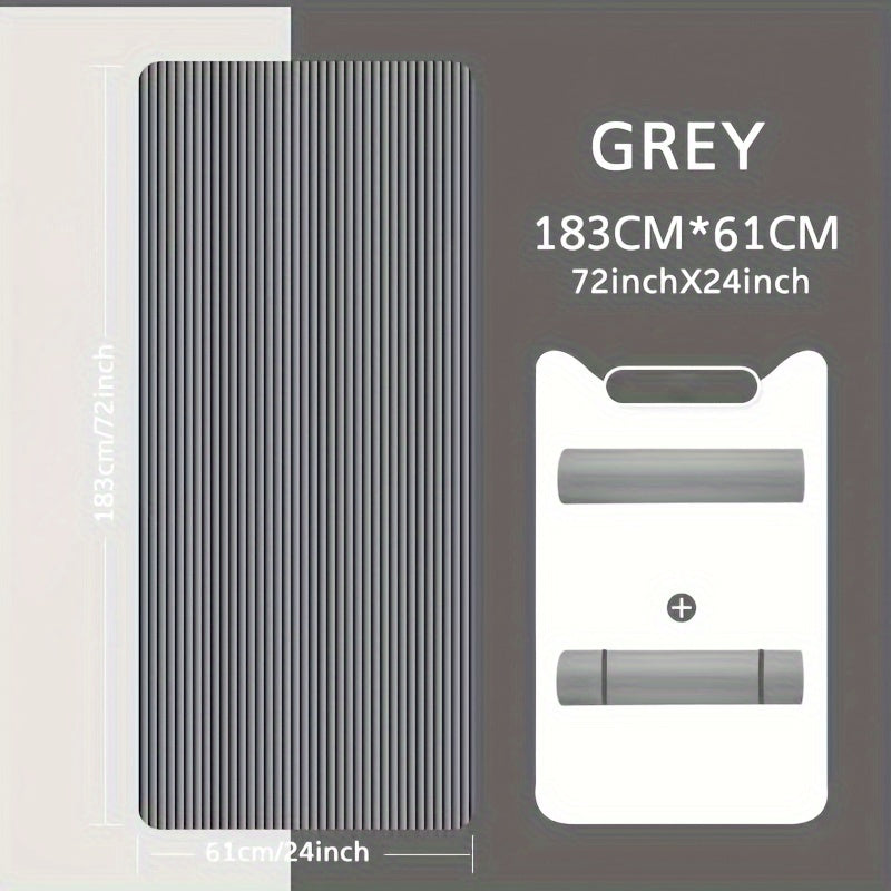 Thick 31in Yoga Mat w/ Carry Strap