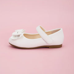 Bowknot Solid Flat Shoes For Girls Lightweight Walking Shoes