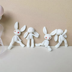 Mini Rabbit Doll for Kids, Cute Elf Rabbit Toy for Girls