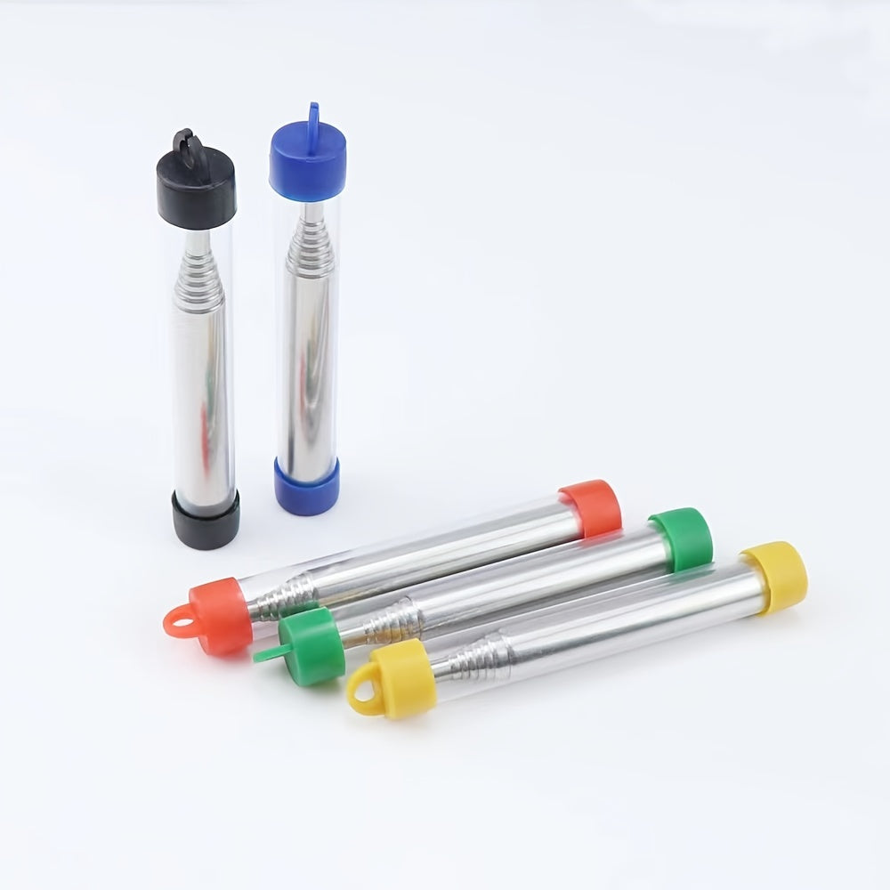 2pcs Stainless Steel Fire Blowing Stick for Camping
