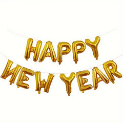 Happy New Year Foil Balloon Set - Party Decoration